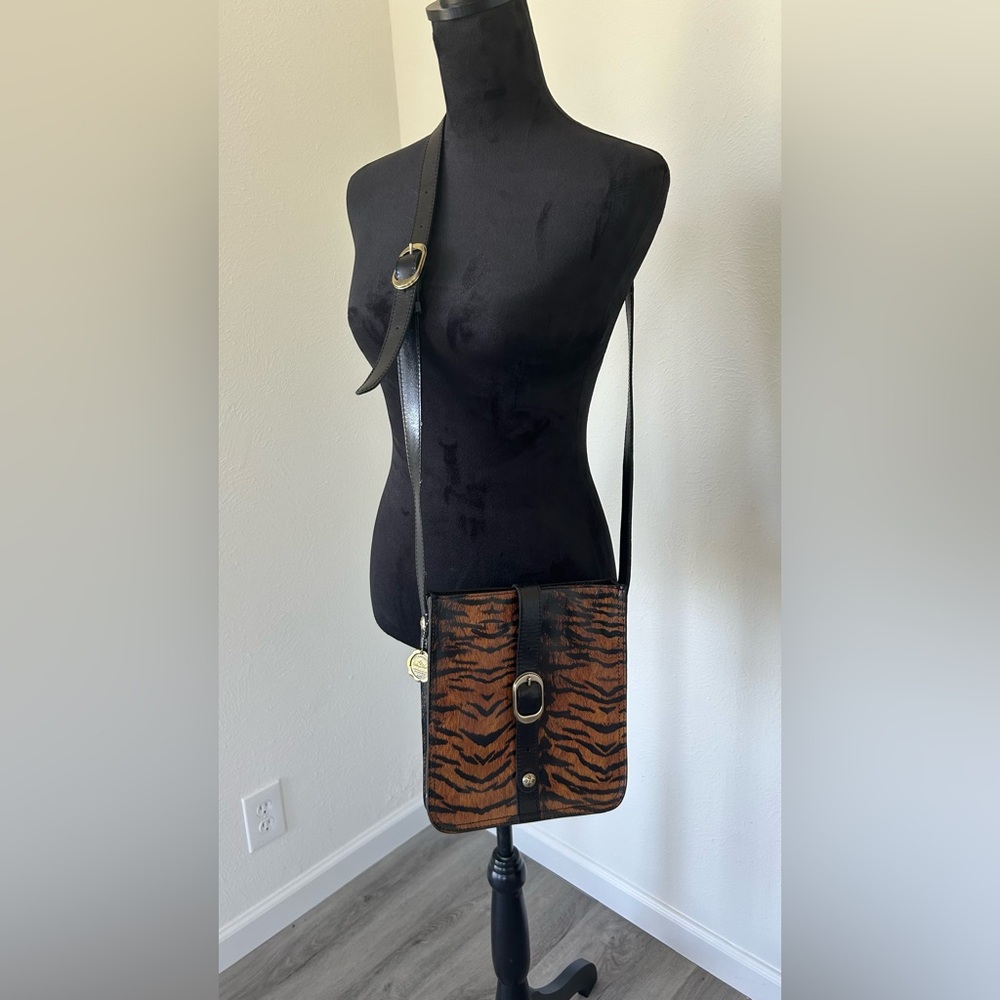 Patricia Nash Brown and Black Crossbody Bag - Picture 2 of 7